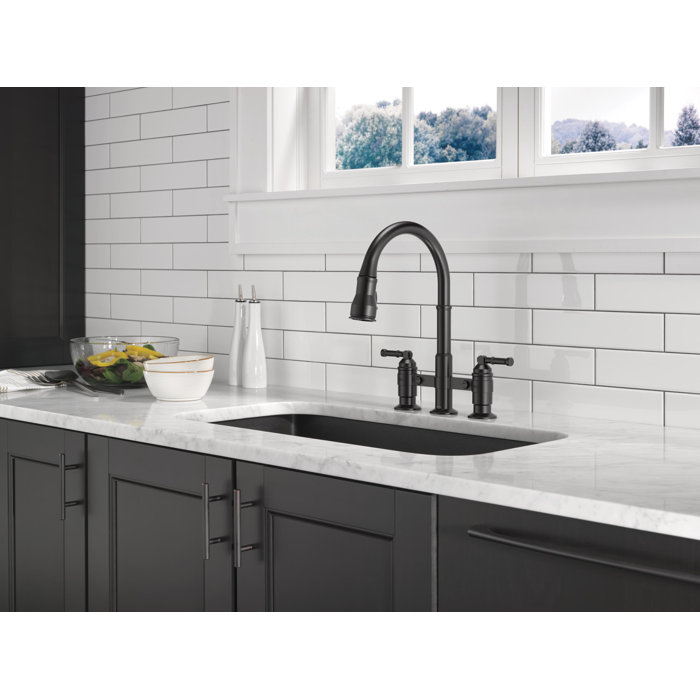 Delta Broderick Pull Down Kitchen Faucet Wayfair